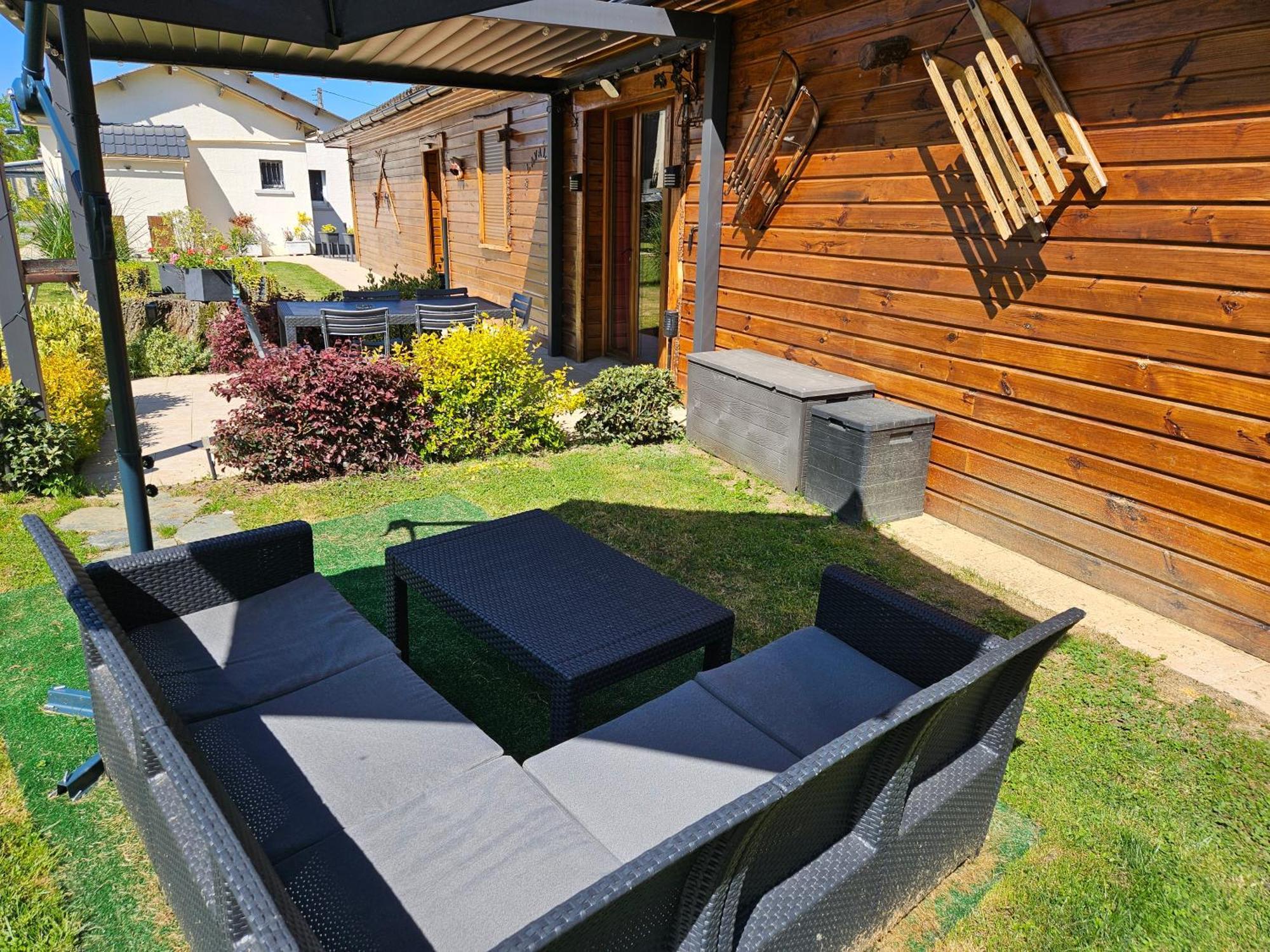 Chez Lavalou Gite 4* Chaleureux En Bois Ланмезан Экстерьер фото