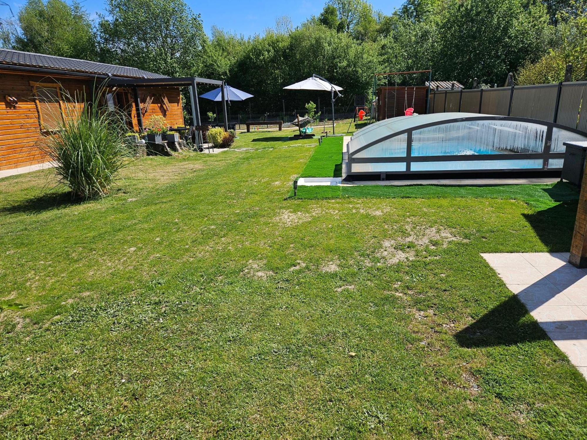 Chez Lavalou Gite 4* Chaleureux En Bois Ланмезан Экстерьер фото